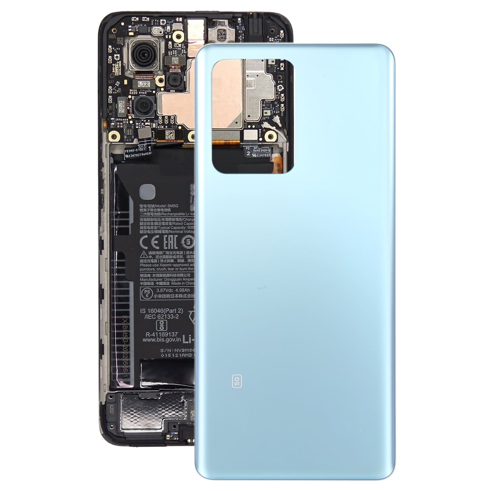 Cache Batterie Cache Arrière Xiaomi Redmi Note 12 Pro Bleu