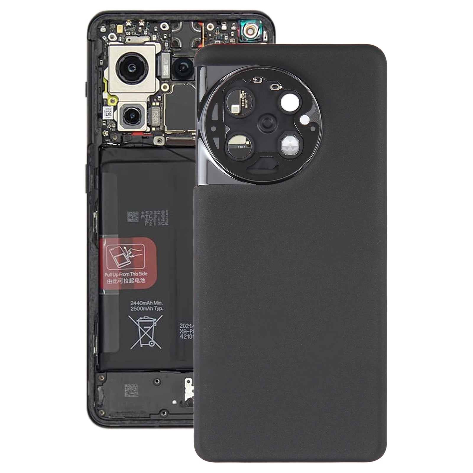 Battery Cover Back Cover OnePlus Nord 2T CPH2399 CPH2401 Black