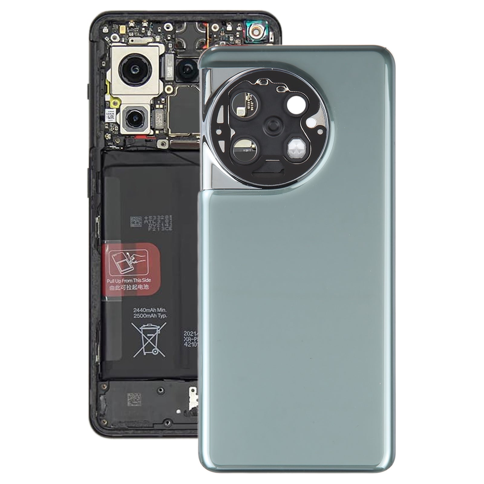 Battery Cover Back Cover OnePlus Nord 2T CPH2399 CPH2401 Green