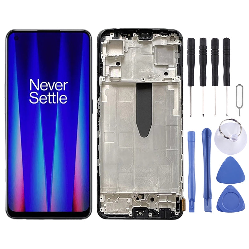 Pantalla Completa + Tactil + Marco OnePlus Nord CE 2 5G IV2201 Negro