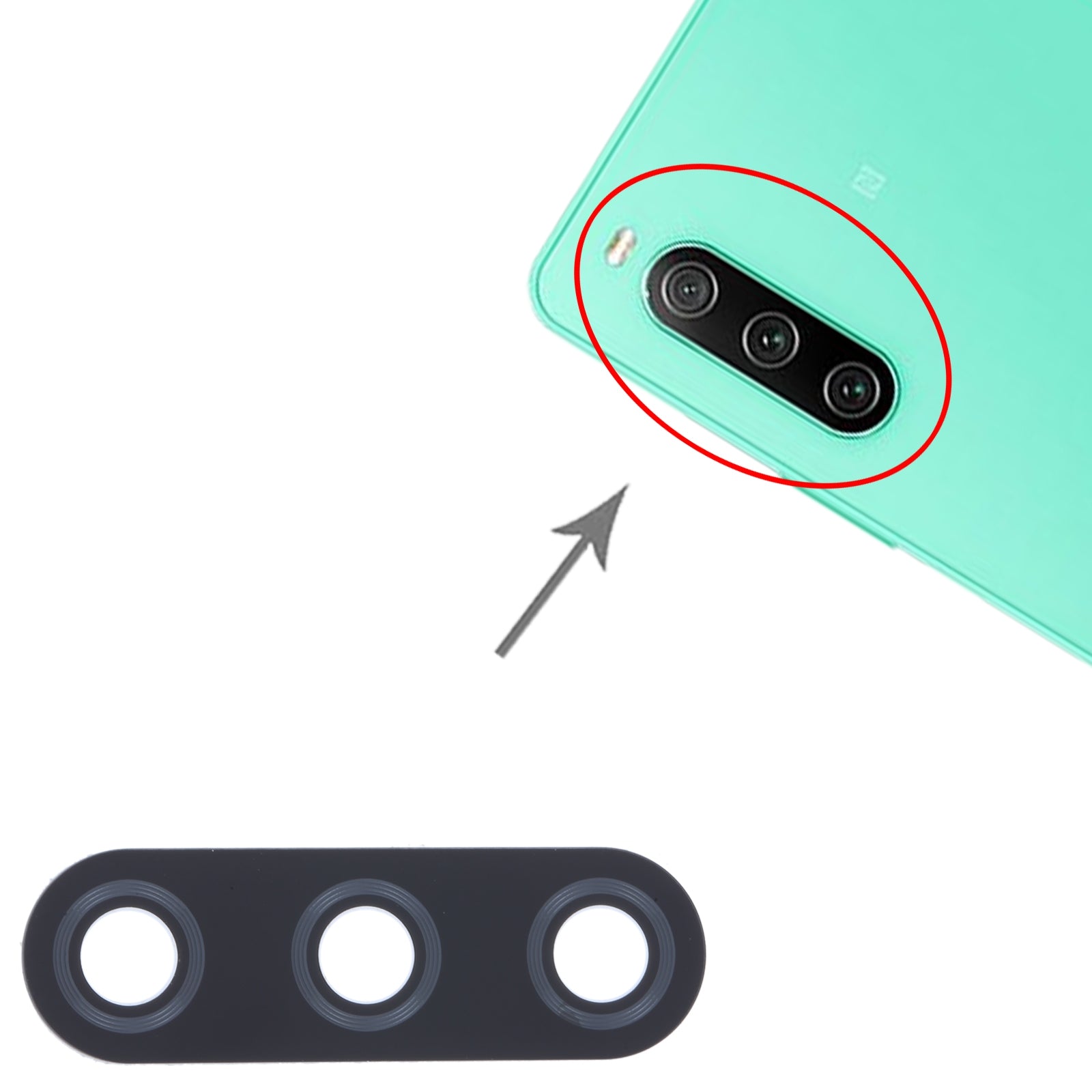 Rear Camera Lens Cover (Glass Only) Sony Xperia 10 IV