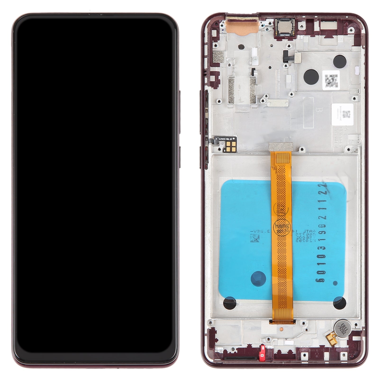 Ecran Complet + Tactile + Châssis Motorola Moto One Hyper Rouge