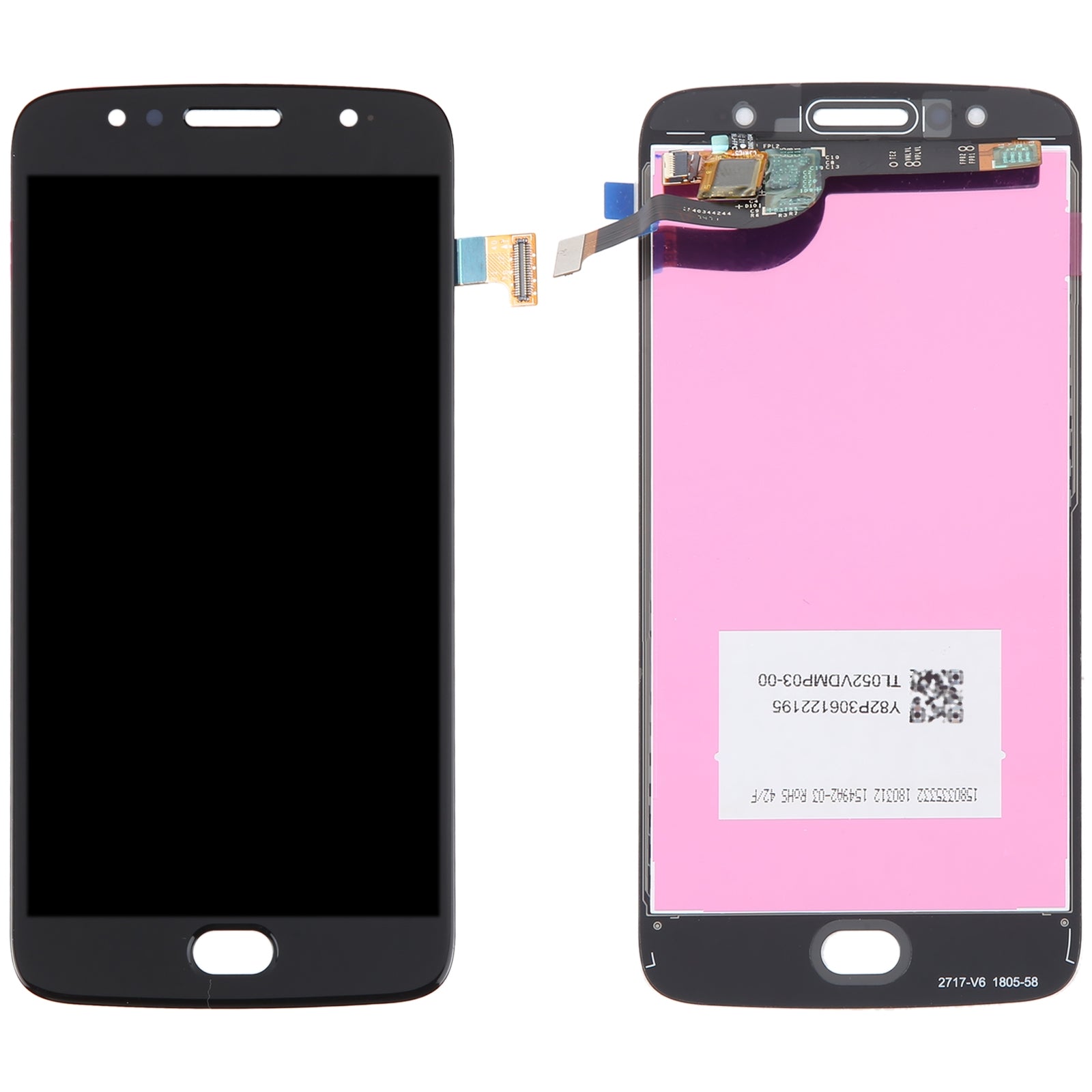Pantalla Completa + Tactil Digitalizador Motorola Moto G5s Negro