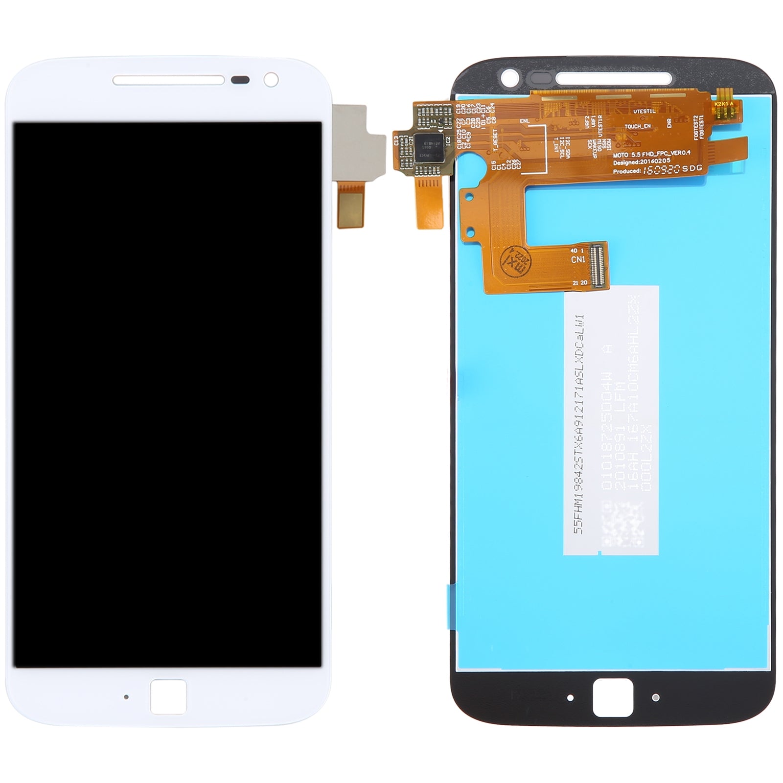 Pantalla Completa + Tactil Digitalizador Motorola Moto G4 Plus Blanco