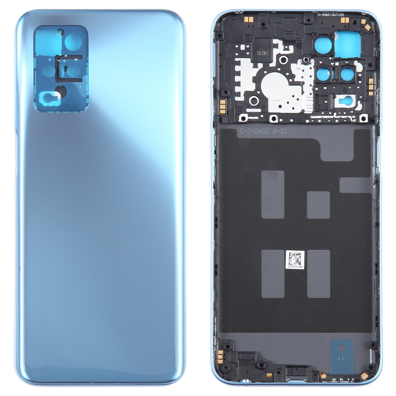 Battery Cover Back Cover + Intermediate Frame Realme V13 Blue