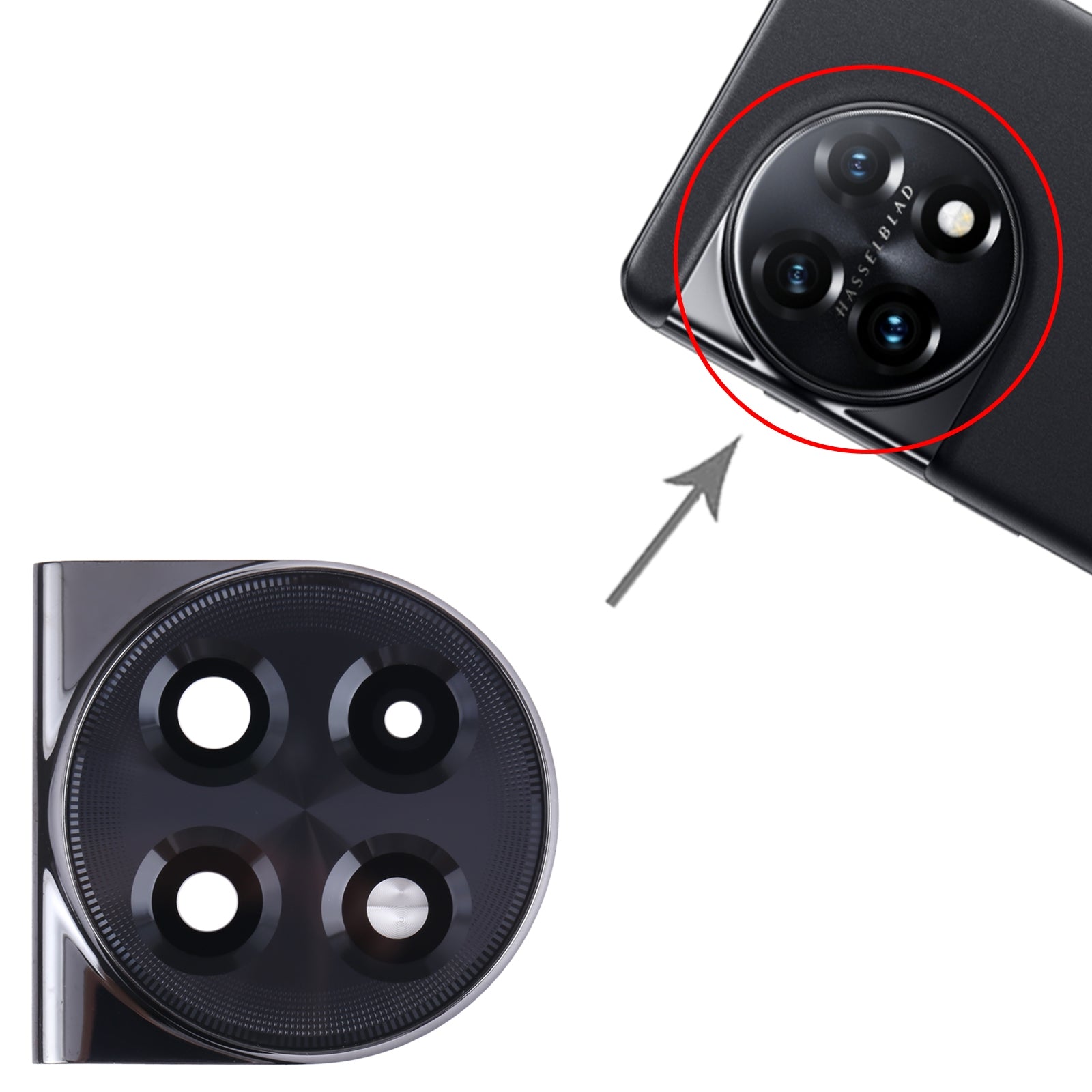 Rear Camera Lens Cover OnePlus 11R / Ace 2 Black