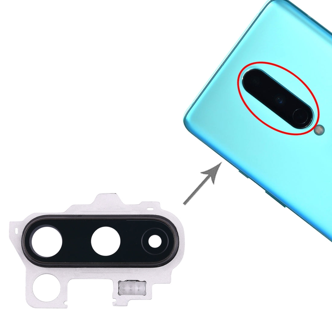 Rear Camera Lens Cover OnePlus 8 Pro Black