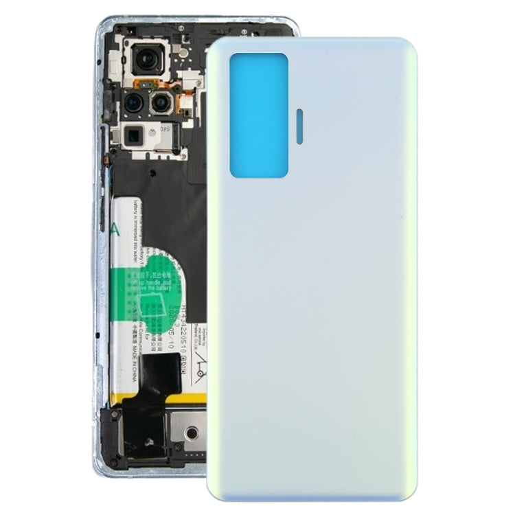 Couvercle de batterie arrière pour vivo X50 5G / V2001A (bleu clair)