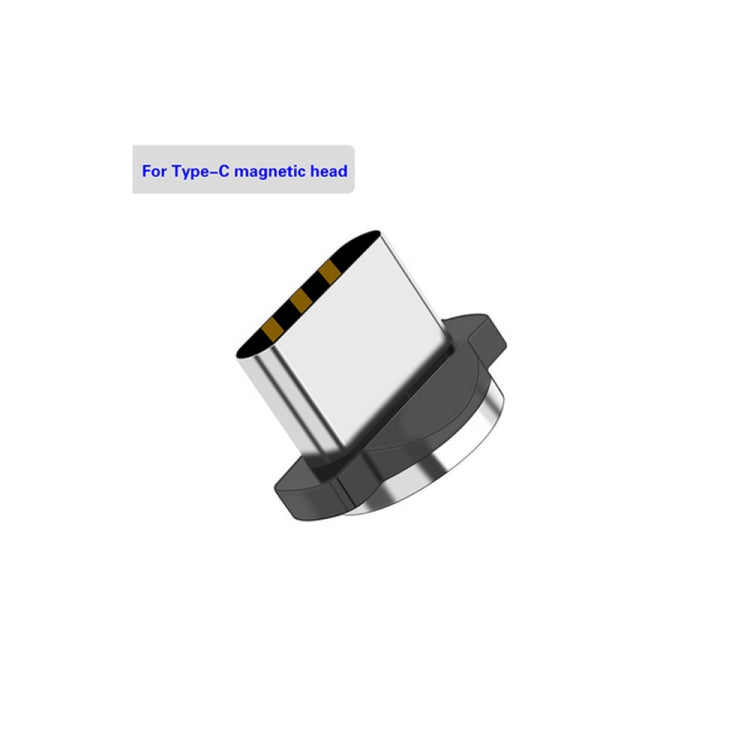 Cable de Carga para Teléfono Móvil de succión Magnética de USB a Tipo C / USB-C Colorido longitud: 1 m (luz verde)