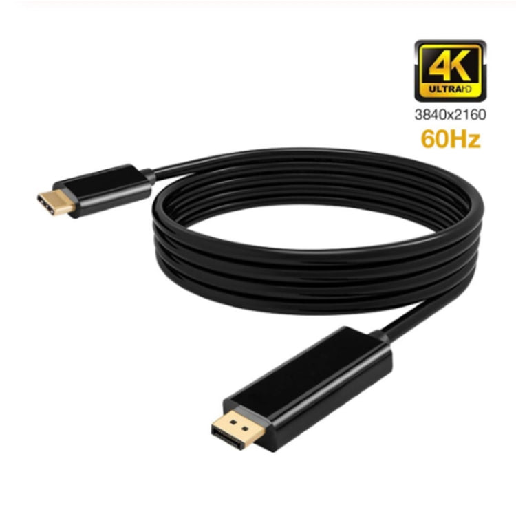 Cable adaptador de conexión DP DisplayPort de 4K 60Hz tipo C a DP DisplayPort longitud del Cable: 1.8 m