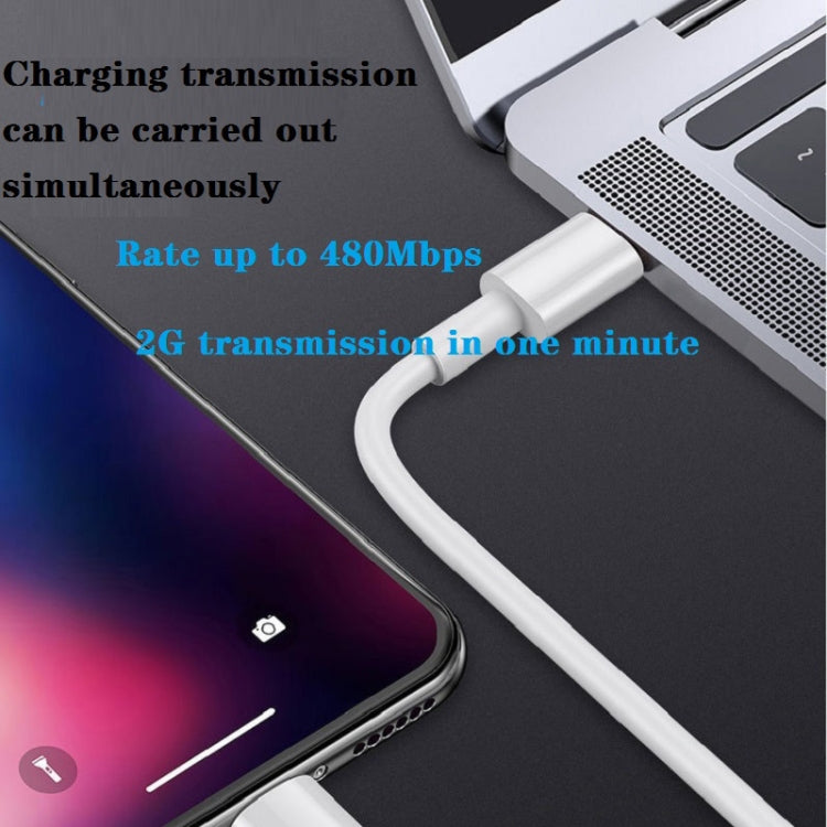 2 in 1 PD 20W Single Port USB-C/Type-C Travel Charger + 3A PD3.0 USB-C/Type-C Matching 8Pin Fast Charging Data Cables Cable Length: 1m Plug from the EU