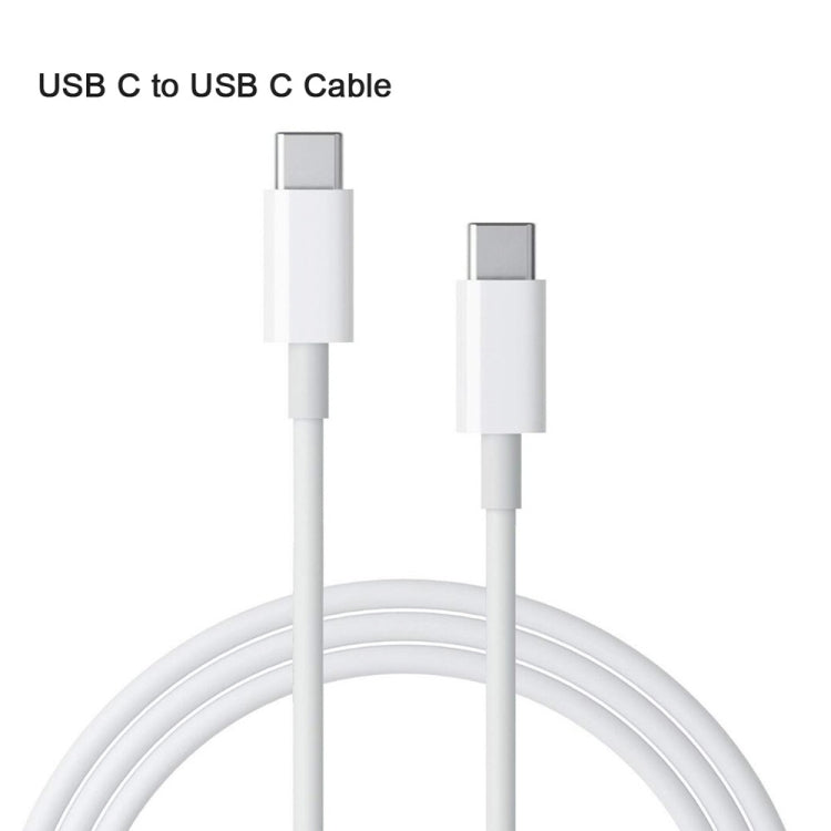 SDC-20W 2 in 1 PD 20W USB-C / Type-C Travel Charger + 3A PD 3.0 USB-C / Type-C to USB-C / Type-C Fast Charging Data Cable Set Cable Length: 2 m UK plug