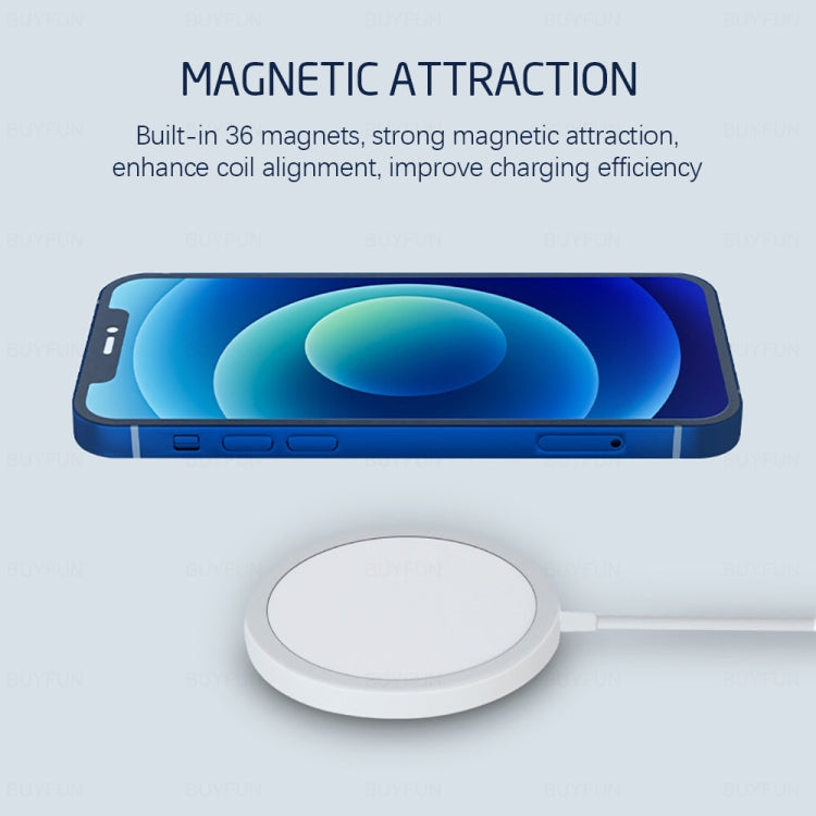 XJ-31 2 in 1 15W Magnetic Wireless Charger + PD 20W USB-C/Type-C Travel Charger Set for iPhone 12 Series Plug Size: UK Plug