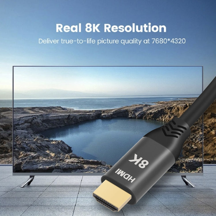 Câble HD HDMI2.1 8K 120 Hz haute dynamique Longueur du câble : 1 m