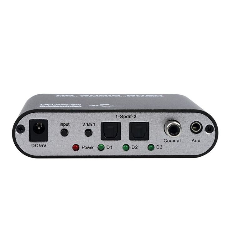 SPDIF coaxial a RCA DTS AC3 Decoder de Audio 5.1CH Amplificador Digital óptico Analógico Convertidor Analógico y Amplificador HD Audio