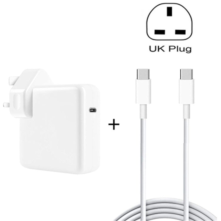 Portable Portable 30W USB-C / TYPE-C Adapter with 1.8M USB-C / Type-C to USB-C / Type-C Charging Cable UK Plug