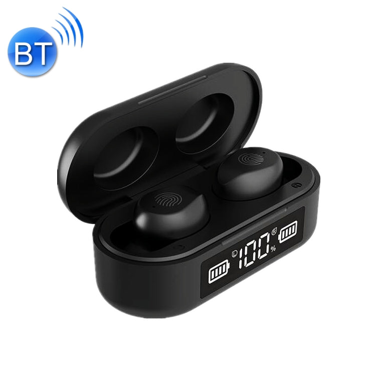TWS-F96 Bluetooth 5.0 Auricular Inalámbrico con caja de Carga de Pantalla LED