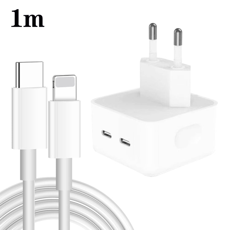 PD 35W Charge DE PULTOS USB-C / TYPE COP CHOP CON Data Cable 1M Type C to 8 Pin EE Eu