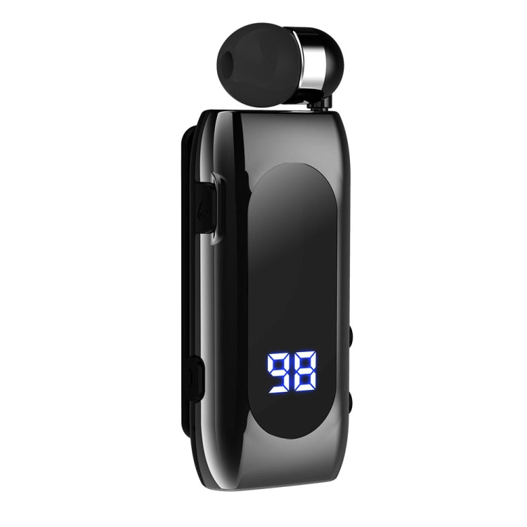 Câble rétractable K55 BT5.2 Smart In-Ear Single Sports Headphones (Noir)