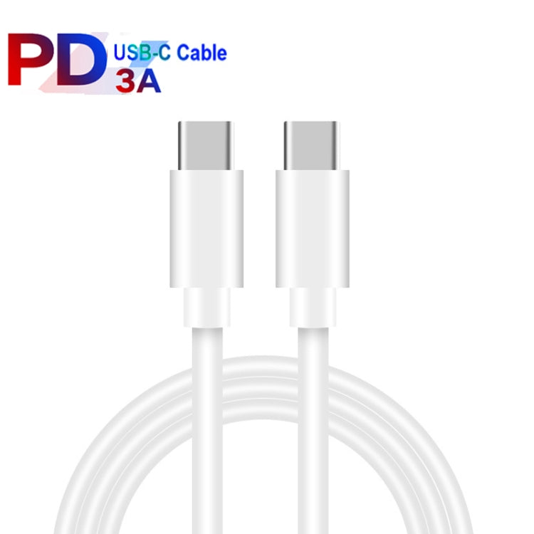 PD 35W PULTITE CHARGE USB-C / TYPE-C Dual Data Cable 1M Type-C to Type-C Eu Plug