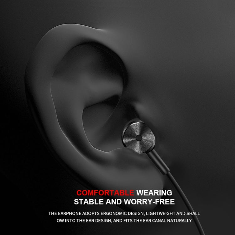DM-26 Auriculares Deportivos con banda para el cuello retráctil Inalámbrica binaural plegable Bluetooth 5.0 en la Oreja para correr (Rojo)