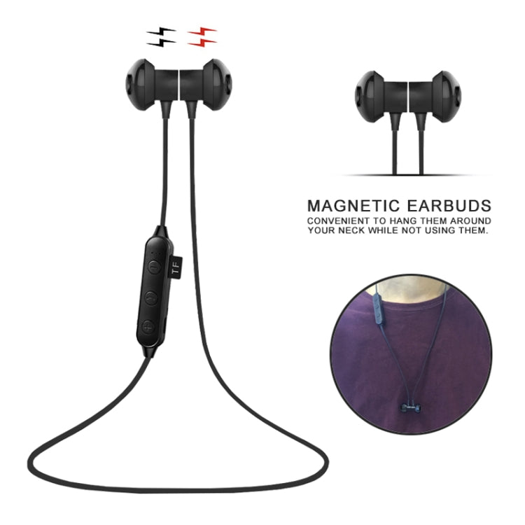 DL-33 5.0 Wireless Bluetooth Headphones Insert Card Sweatproof Sports Headphones Bass Stereo Headset (Black)