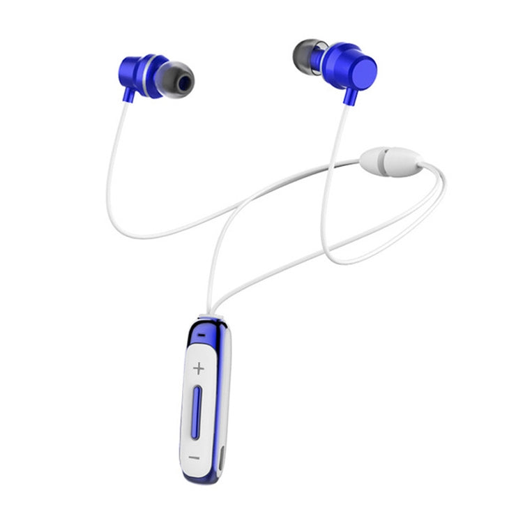 BT315 Sport Bluetooth Headphones Wireless Stereo Bluetooth 4.1 Headphones with Microphone Sports Headphones with Magnetic Bass (Blue)