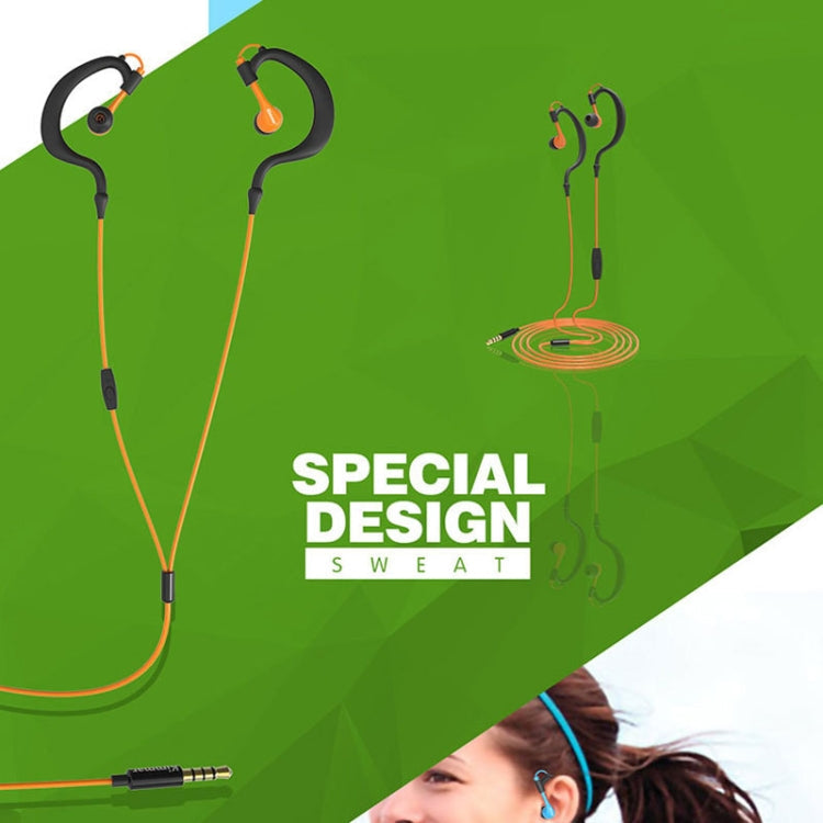 Kimmar R02 Ergonomic Ear-hook Earphone with Speaker IPX5 10mm Waterproof Fashion (Green)