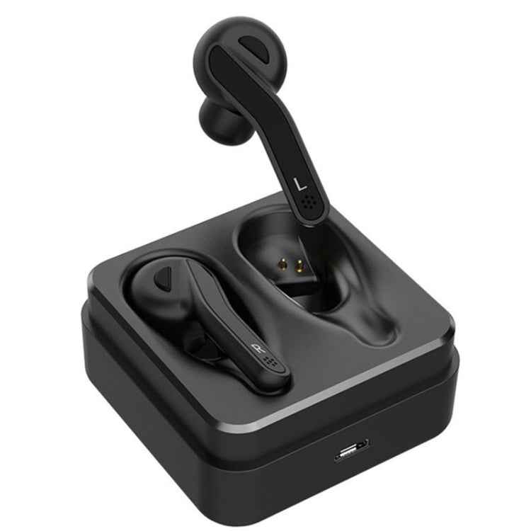 T88 Mini Touch Control Hifi Wireless Bluetooth Headphones TWS Wireless Headphones with Charger Box (Black)