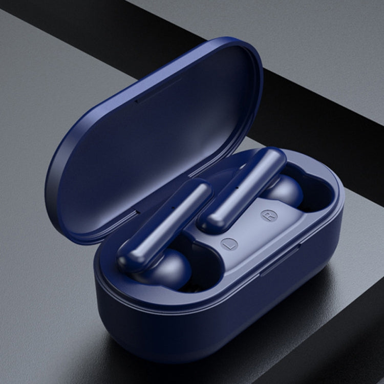 T10 Mini Touch Control Hifi TWS Auriculares Inalámbricos Bluetooth con Micrófono y caja de Cargador (Azul)