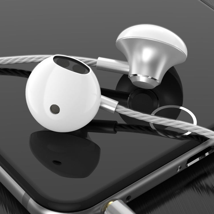 PTM D31 Hands Call Stereo Bass Casque avec micro pour téléphones Samsung/Xiaomi (Noir)