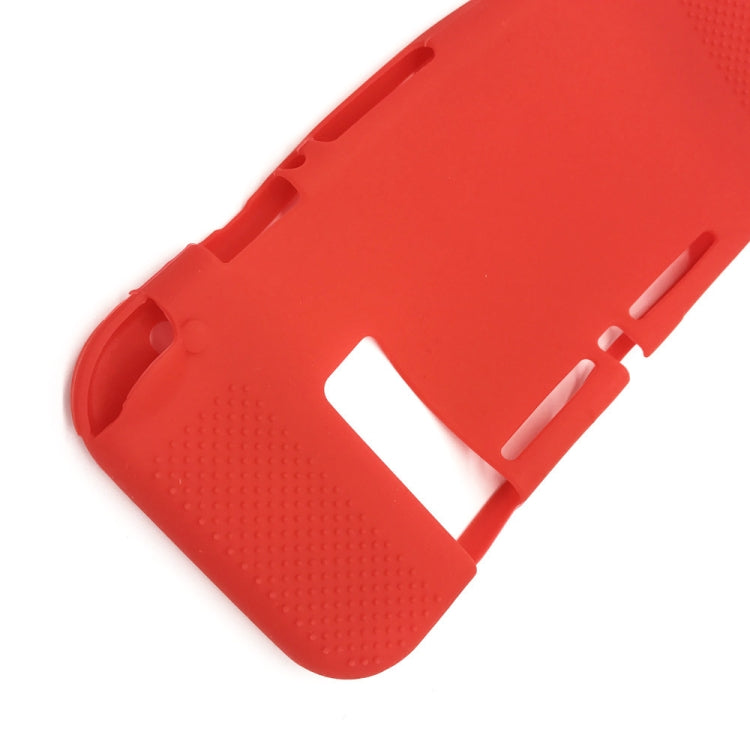 Caja de Protección de Silicona Cubierta de goma todo incluido Para interruptor consola de juegos (Rojo)