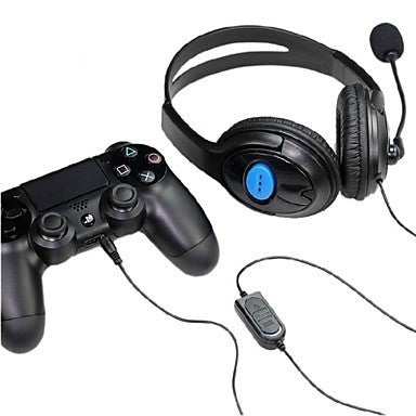 Auriculares biLaterales Grandes Auriculares Para Auriculares de chat de voz Para PS4