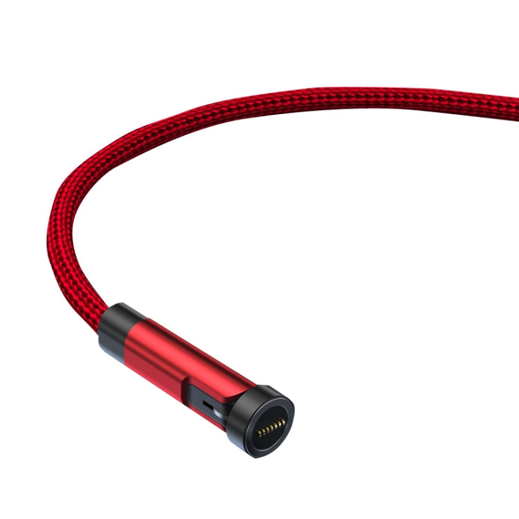 CC57 Câble de données magnétique rotatif à 540 degrés Longueur du cordon : 1 m (rouge)