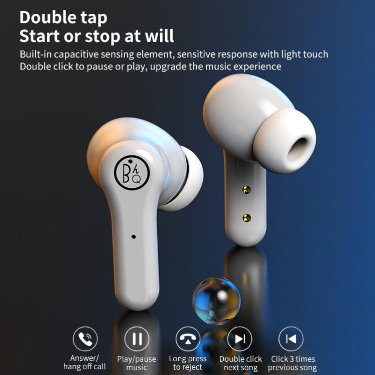 ANC PRO Touch 5.0TWS Interruptor maestro-esclavo Auriculares Inalámbricos Bluetooth Cancelación Inteligente de ruido (Blanco)