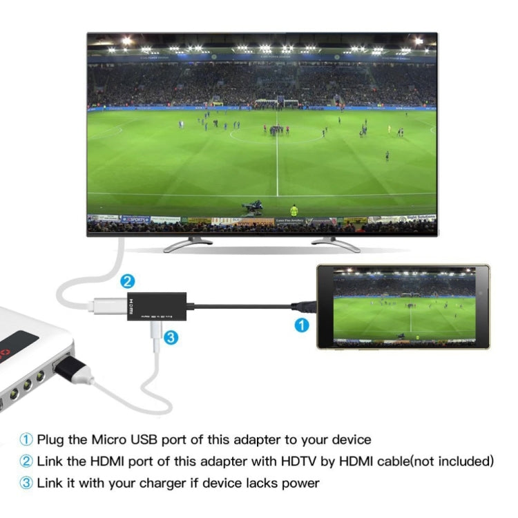 Cable Adaptador Micro Usb Hdmi 1080p Para Teléfonos Samsung