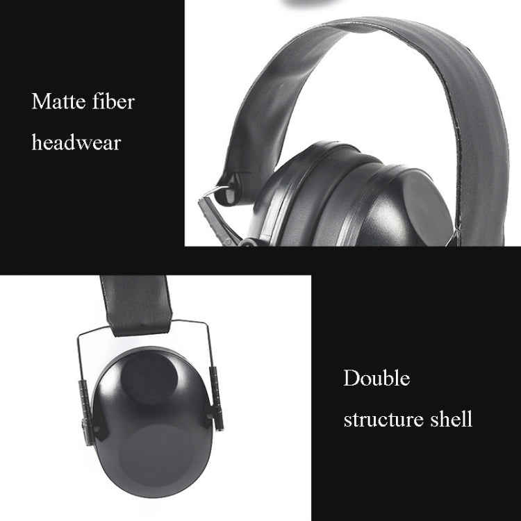 Learn Sleep Industry Noise Cancelling Earmuffs Shooting Soundproof Earmuffs (Noir)