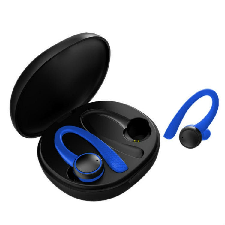 T7 Pro Wireless Sports In-Ear Headphones Dual Bluetooth 5.0 Headphones (Blue)