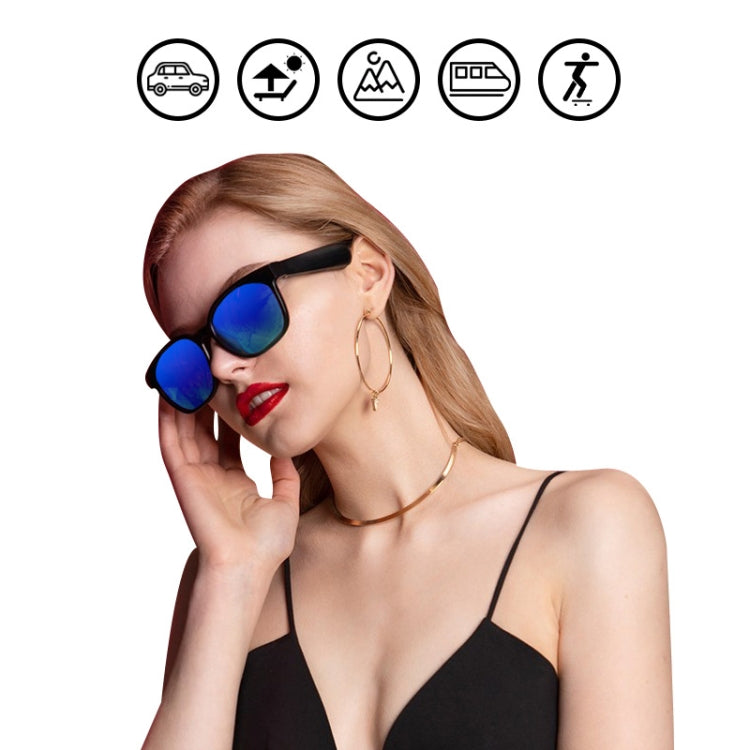 A12 Smart Bluetooth Audio Gafas de sol Gafas de sol Bluetooth (Plata)
