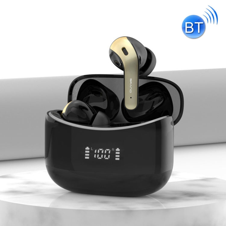 Casque Bluetooth sans fil avec écran tactile numérique (noir)