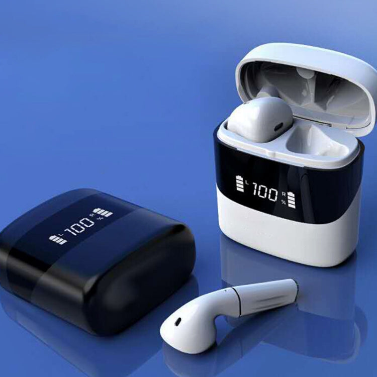 I19 TWS Écouteur Bluetooth sans fil à suppression active du bruit (Blanc)