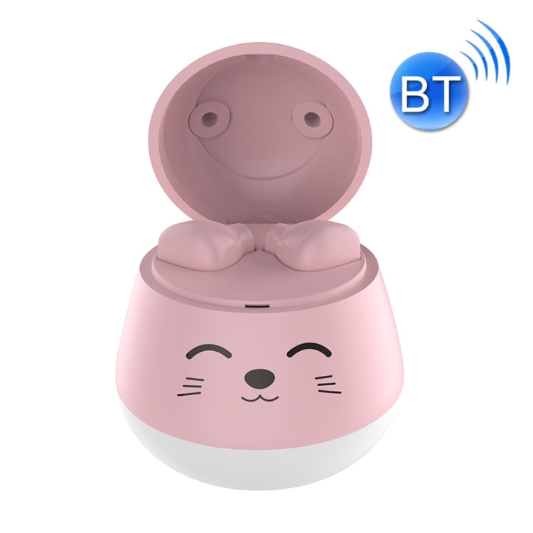 ZW-T7 Cute Cartoon Sports Wireless Bluetooth Headphones (Kitty)