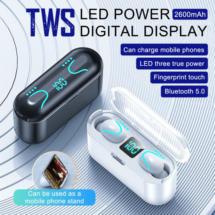 S1 TWS Bluetooth Écouteur Stéréo biauriculaire intra-auriculaire Sans Fil Tactile (Blanc)