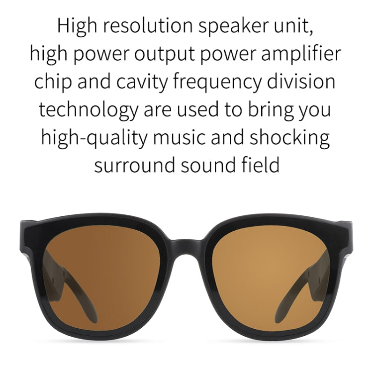 A13 Smart Audio Lunettes de soleil Casque Bluetooth (Gris foncé)