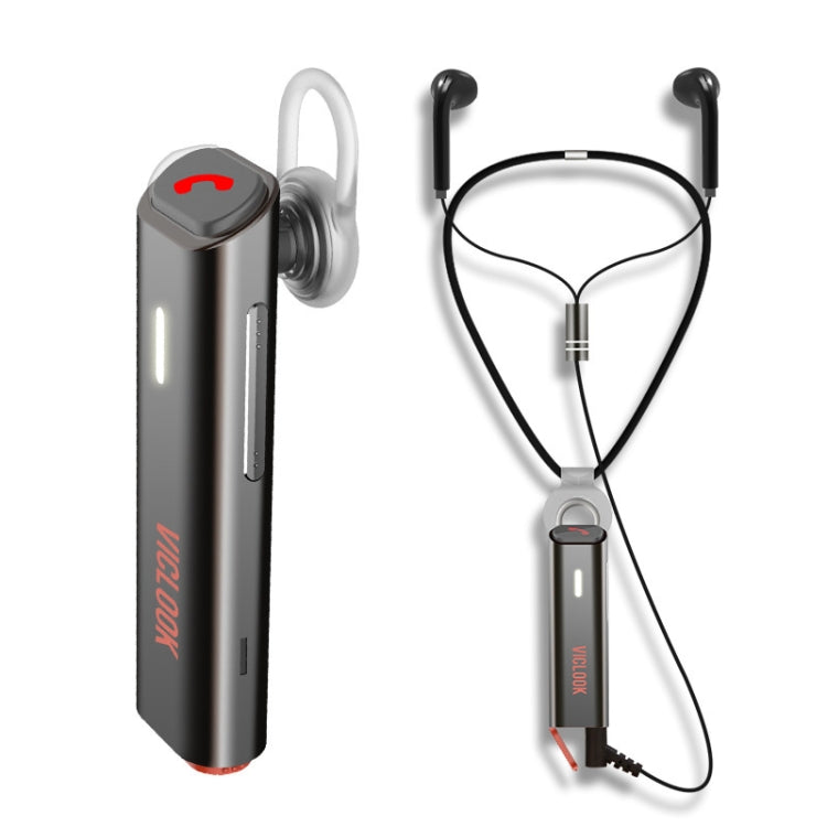 Auriculares Inalámbricos Bluetooth VICLOOK Sports compatible con interfaz de Audio de 3.5 mm (Negro)