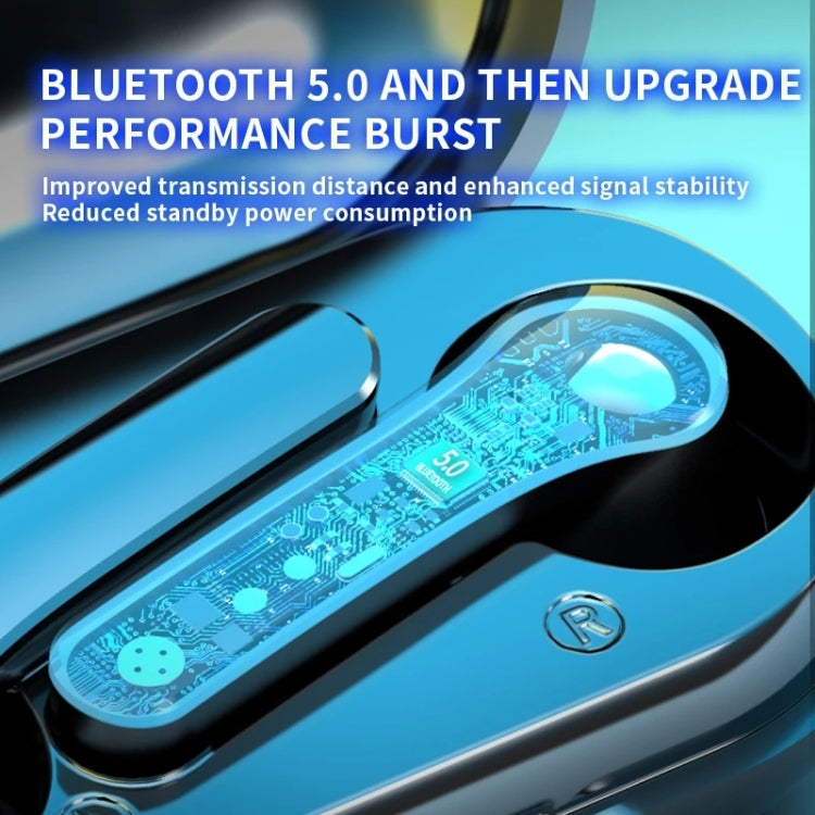 LB-20 Casque Bluetooth 5.0 TWS Casque de réduction de bruit intra-auriculaire sans fil (Blanc)