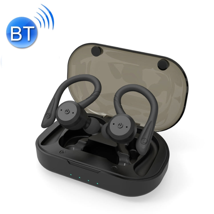 BE1032 Earpetal Étanche TWS TWS Écouteur Bluetooth sans fil (Noir)