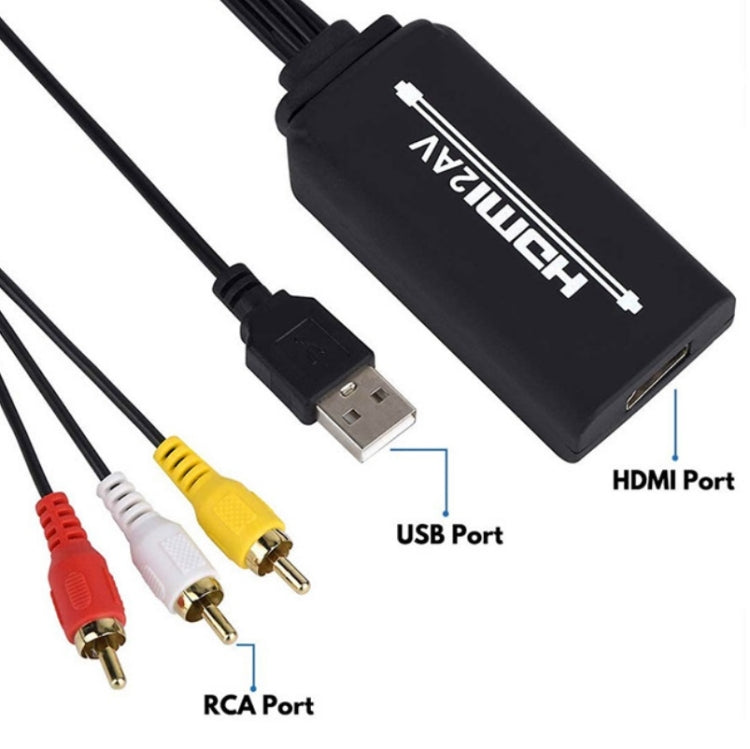 Spécification du convertisseur HDMI vers AV RL-HTAL1 : Confinement mâle vers mâle