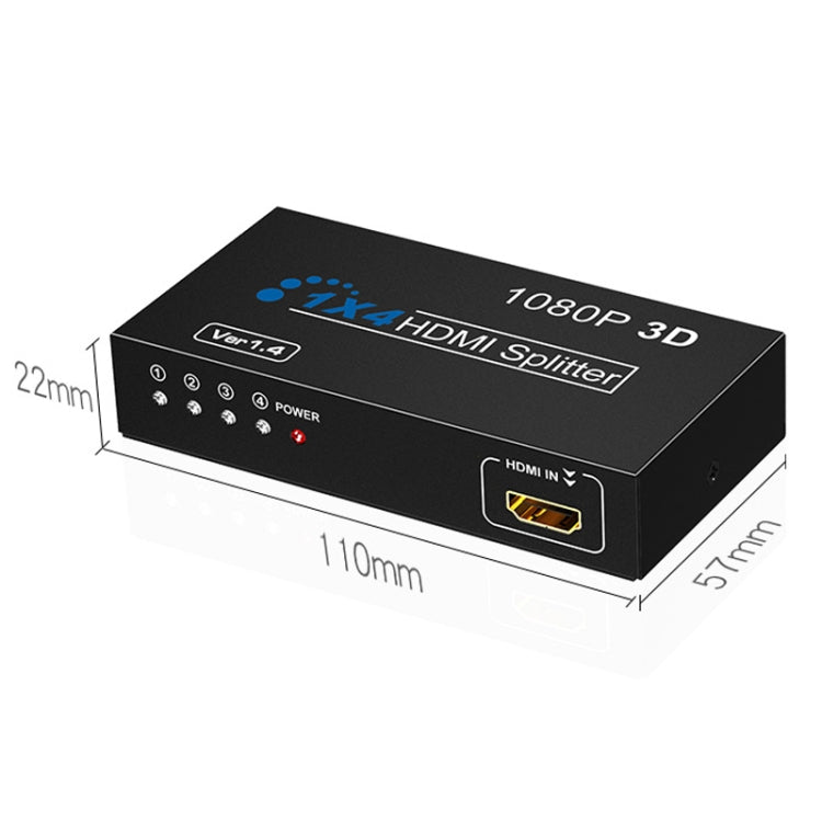 HW-HD104E 1 to 4 PEP CHIP AVAILABLE HDMI DIPTOR EXPLANATION Display EU Plug (Black)