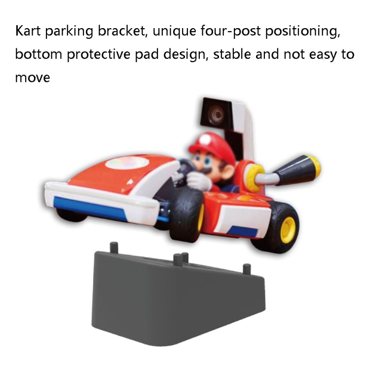 GP-330 Four-One Mario Racing Sac de rangement Housse de protection en silicone EVA pour Nintendo Switch (Noir)